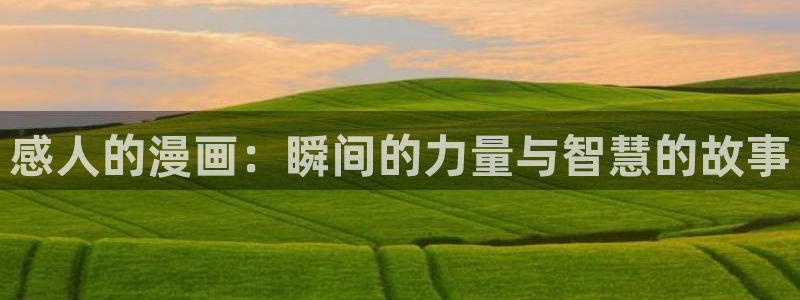 sss汗汗漫画：感人的漫画：瞬间的力量与智慧的故事